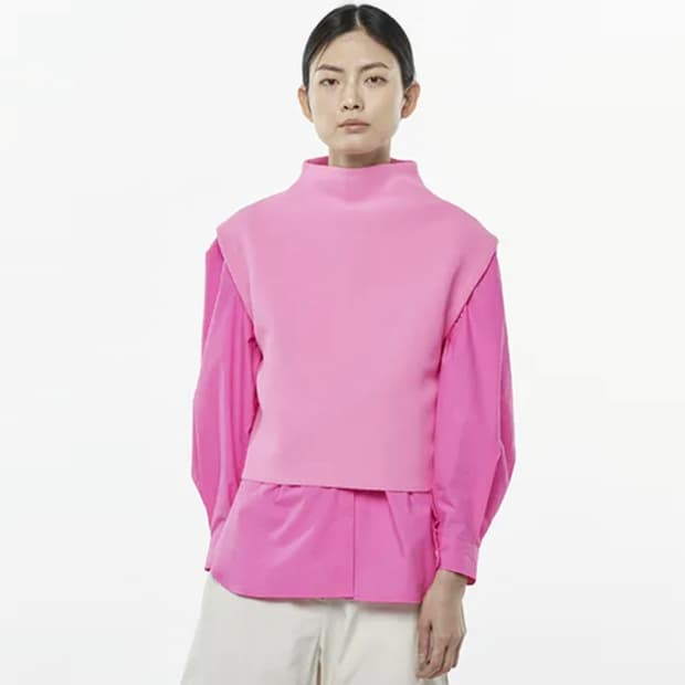 아모멘토(AMOMENTO) 모크넥 립 탑 55-66 새상품