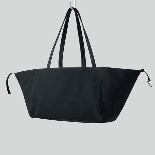 [새상품] 렉토 RC 홀리데이 카바스 캔버스 백 블랙 미듐 미디움