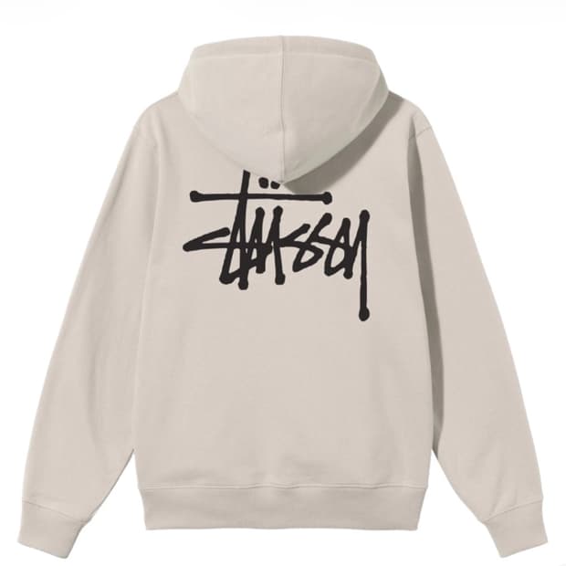 스투시 베이직 후드 스모크