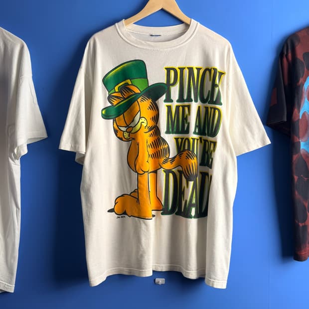 (XL~ 2XL) 90s 가필드 빈티지 티셔츠
