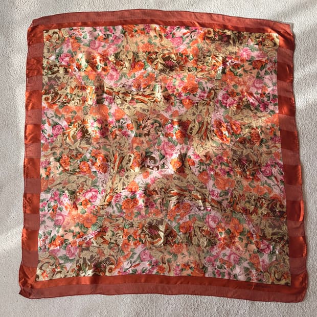 [정품] Jean-Louis Scherrer Paris 실크 스카프