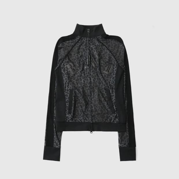 배드블러드 미스틱 트랙 집업 -블랙 레오파드