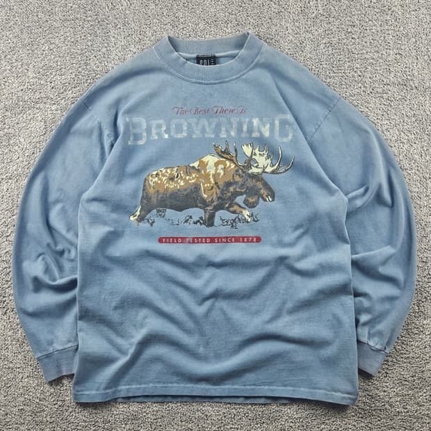 90's USA SDL 브라우닝 싱글스티치 롱 슬리브 (L)/ 11346