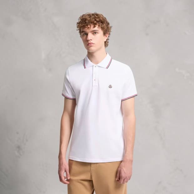 M/ 몽클레어 에센셜 로고패치 폴로 반팔