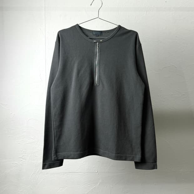 taka.q.com 하프 집업 롱 슬리브