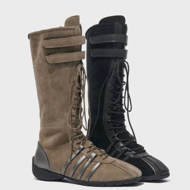 구해요 ) BLISS VELCRO LONG BOOTS - Olive