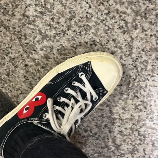 꼼데가르송 컨버스 블랙 260