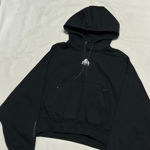 M 나이키 ACG 스우시 여성용 크롭 후드티