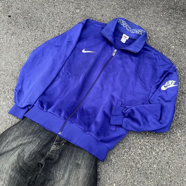 90s 나이키 재팬 올드스쿨 져지 트랙탑 자켓 XL