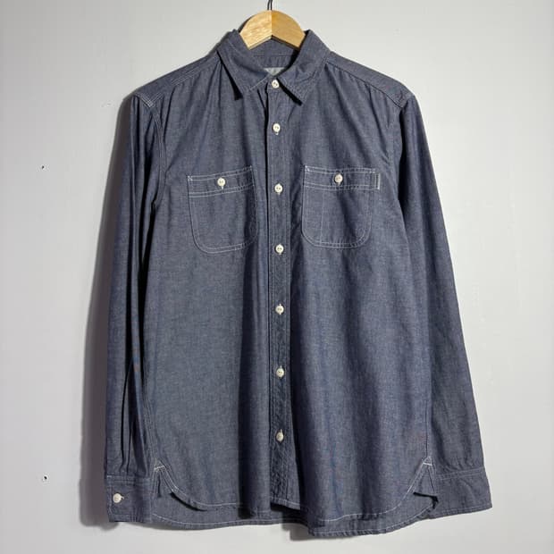 칼하트 빈티지 투포켓 샴브레이 데님 셔츠 (무료배송)