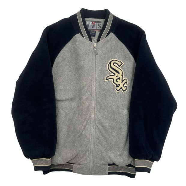 WWS MLB 쿠퍼스타운 시카고 화이트삭스 울 바시티 자켓 L