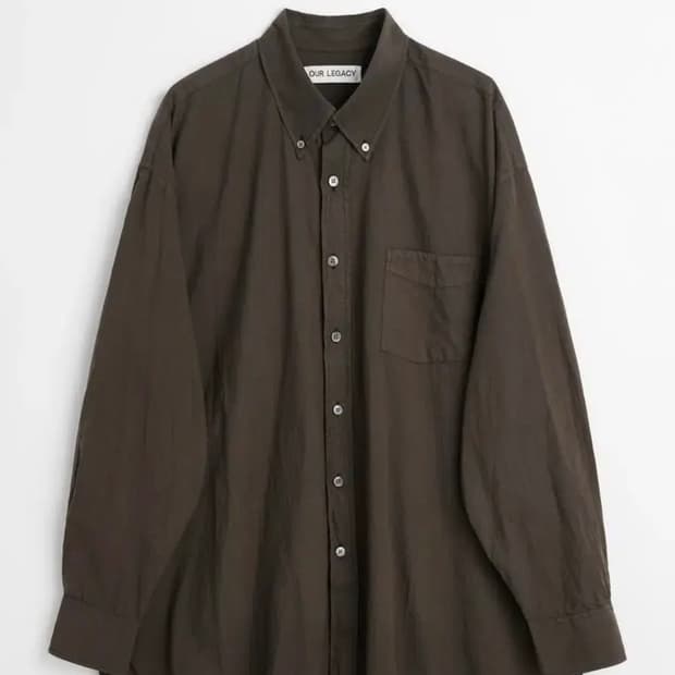 아워레가시 버로우드셔츠 브라운 46