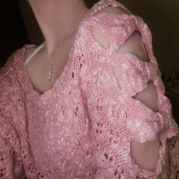 리즈리사 리본 니트 히메가루 라떼갸루 stc 트랄라라 고전 stc 갸루