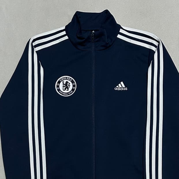 S 아디다스 첼시 네이비 트랙탑