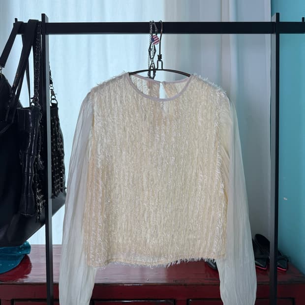 Feather Texture Blouse
