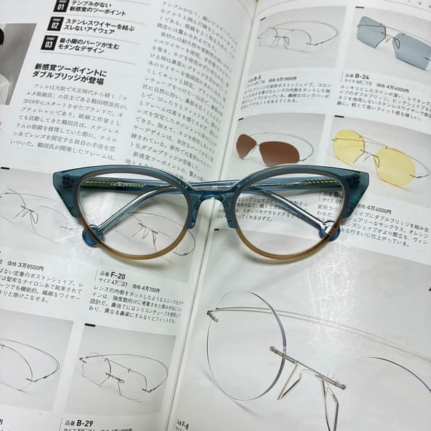 l.a. EYEWORKS 엘에이 아이웍스 캣아이 안경