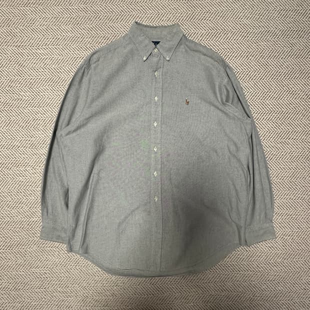 POLO RALPH LAUREN oxford shirt grey