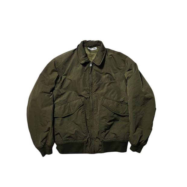 유니클로 JW앤더슨 패디드 자켓 항공점퍼 탱커 L