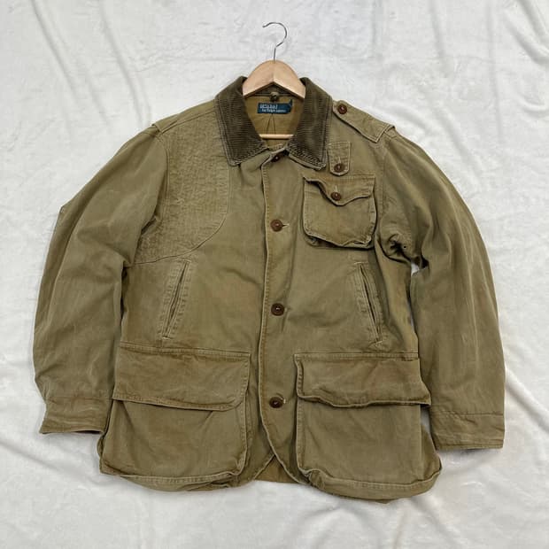 (M)폴로랄프로렌 코듀로이 라이닝 모호크 헌팅 자켓