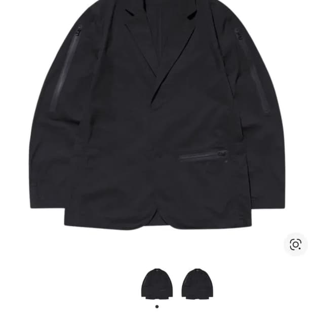 산산기어 지퍼 블레이저 블랙 - 23FW