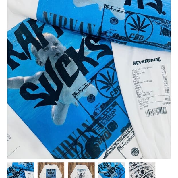 도넛리벤지 핑거프레스 gf-logo 롱슬리브 1size