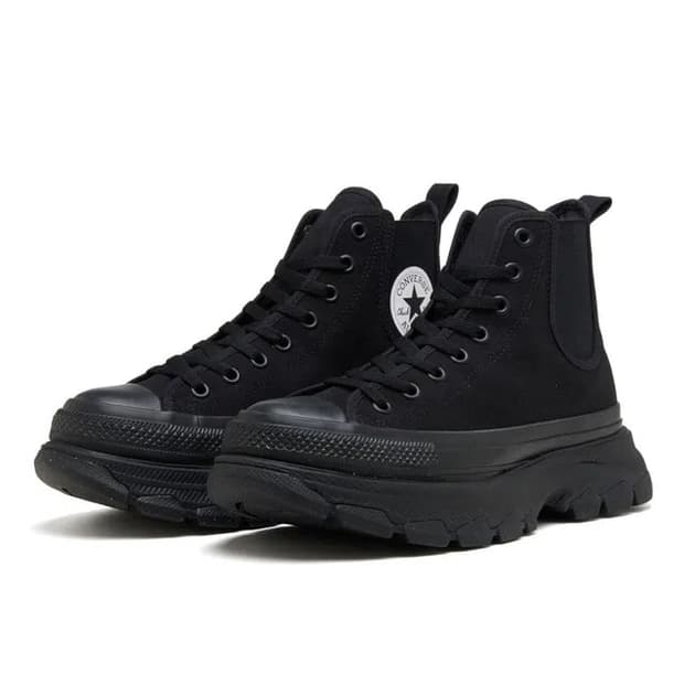 컨버스 올스타 척테일러 R 트랙웨이브 사이드고어 하이 블랙 285