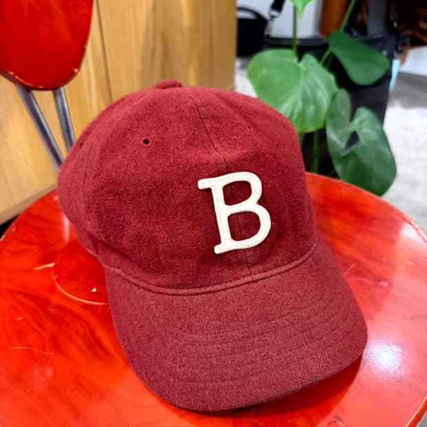 90's B Logo Wool Cap (Made In Japan)