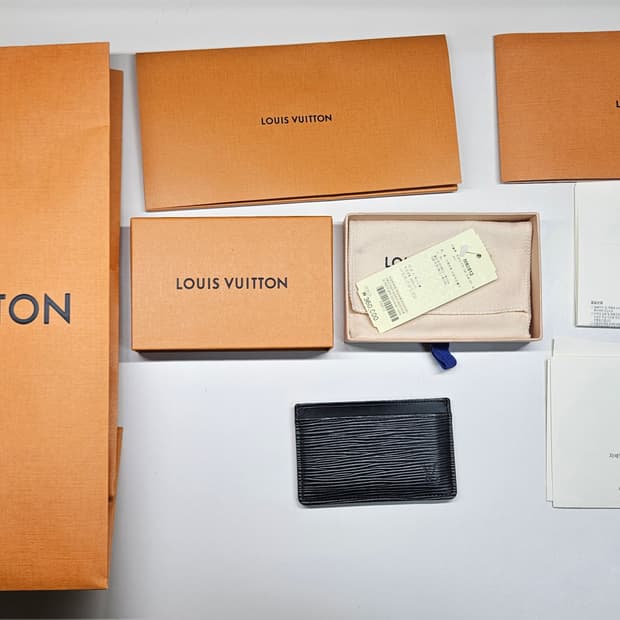 [정품, 풀구성]루이비통 에삐 카드지갑