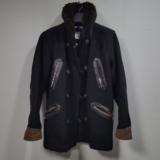 Diesel 하이넥 밀리터리 오피서 코트