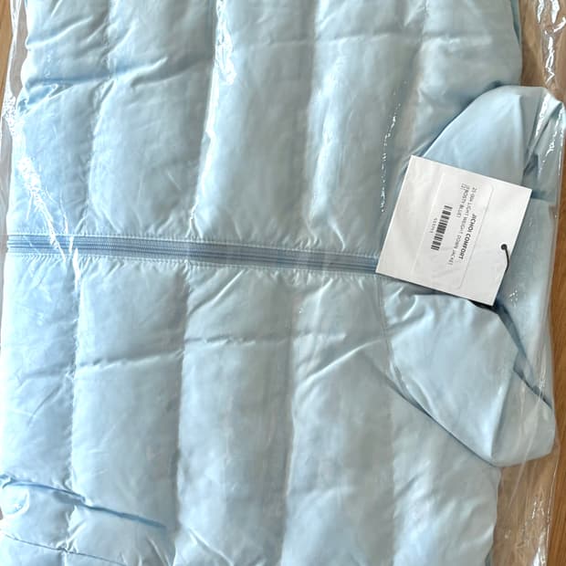 지초이컴포트 라이트웨이트 다운 자켓 패딩 블루