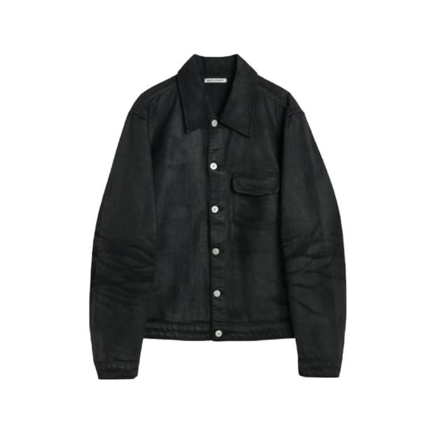 OUR LEGACY / REBIRTH JACKET WAXED BLACK