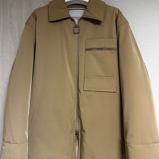 우영미 패딩 브라운 색상 판매