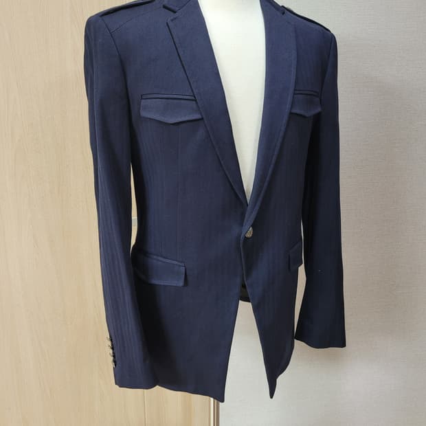 자라맨 ZARAMAN blacktag 헤링본 블레이저 100 네이비