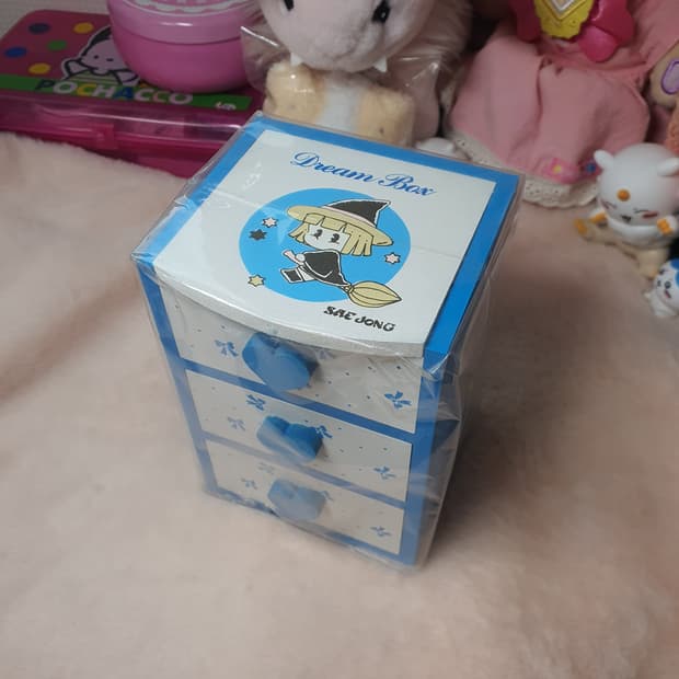 미개봉) 고전 마녀 캐릭터 서랍장 수납함 보관함 리본 쥬얼리 보석함 방꾸