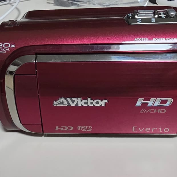 JVC 에버리오 GZ-HD300 빈티지 디지털캠코더