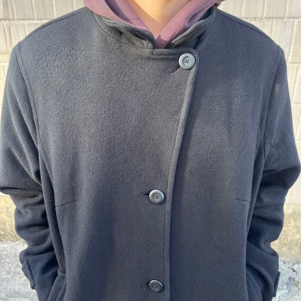 90s LL.bean 울 롱코트