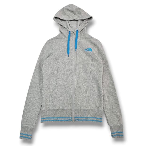  The North Face 노스페이스 그레이 블루 후드집업