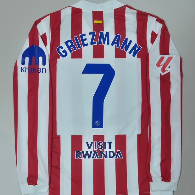 25-26 AT마드리드 그리즈만 긴팔 유니폼 M 레플리카 