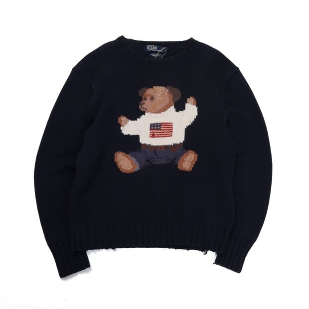  Polo by Ralph Lauren Sit Down Bear Knit