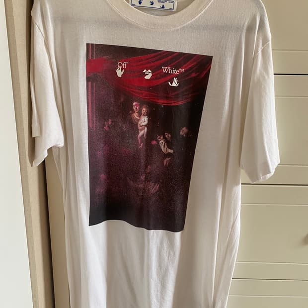 오프화이트 카라바조 티셔츠