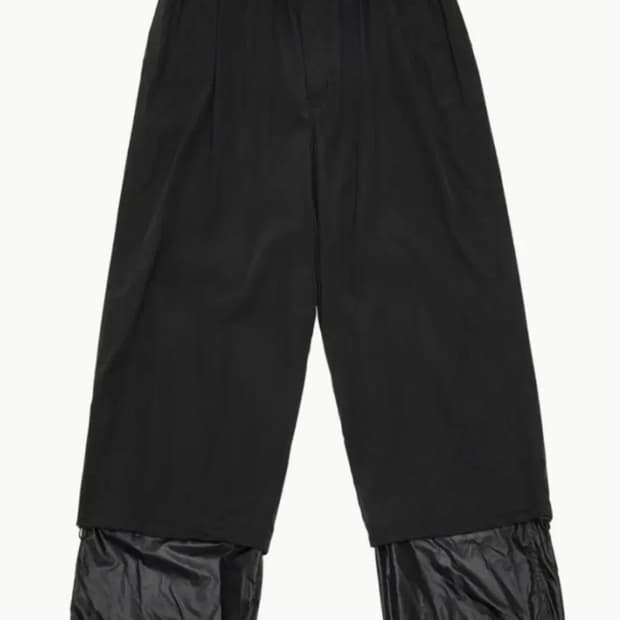 Amomento Drawstring layered Pants