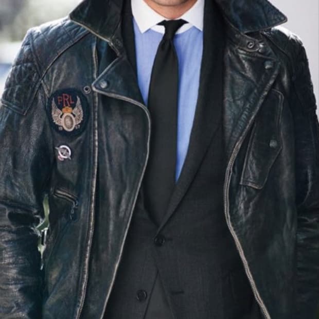 폴로 랄프로렌 가죽 라이더 자켓