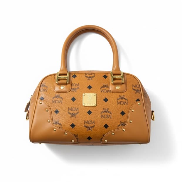 MCM 비세토스 빈티지 보스턴백