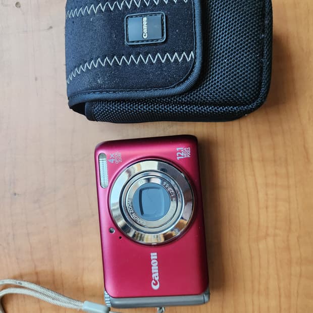 캐논 파워샷 a3100 is 레드 색상 디카 판매합니다