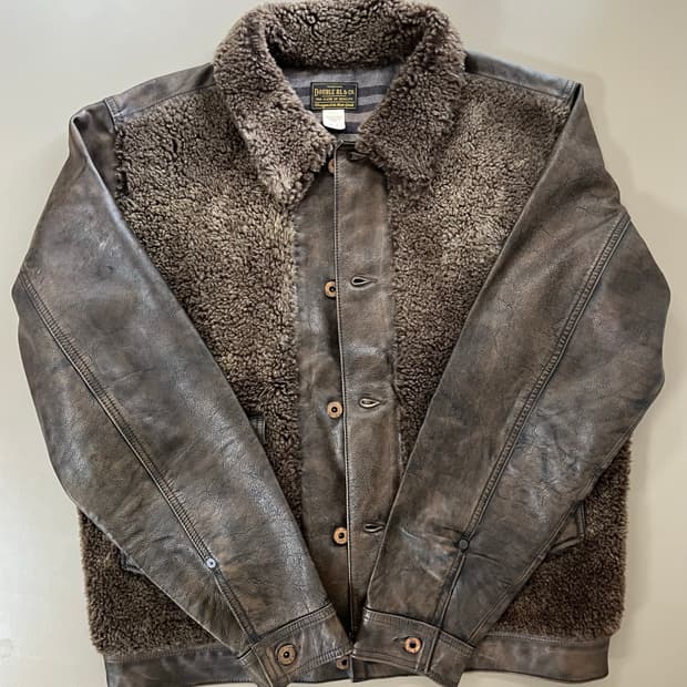 RRL 시어링 그리즐리 자켓