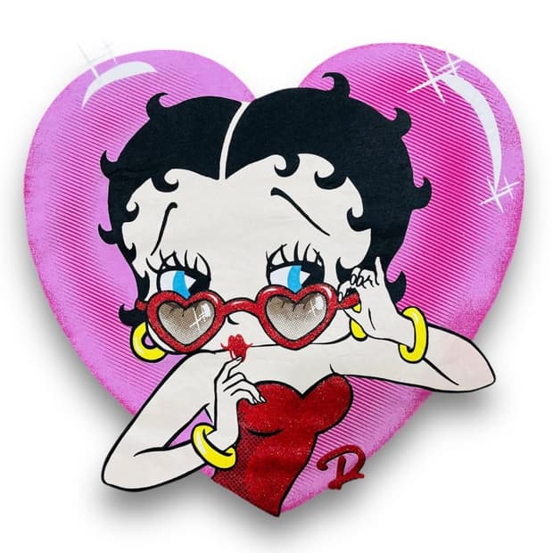 베티붑 y2k 레드 드레스 킨키 걸 브이넥 2013s 티셔츠