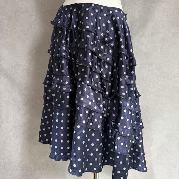 Comme des Garçons Polka Dot Tiered Skirt