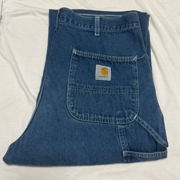 칼하트 데님싱글니카펜터팬츠 38x32