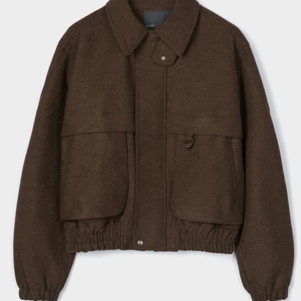 르마드 울 자켓 브라운