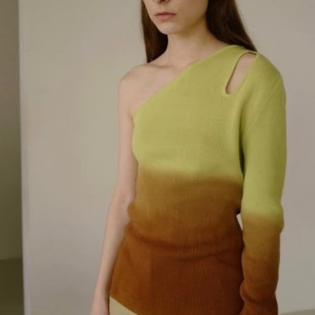 앤더슨벨 원 숄더 니트 s